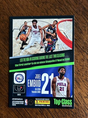 JOEL EMBIID 2024 Panini NBA TOP CLASS Basketball UNBEATABLE #265