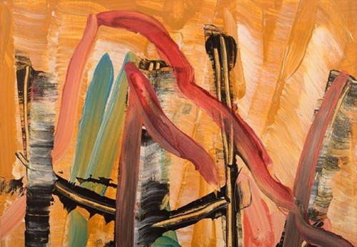 Ivy Lysdal, b 1937. Acrílico sobre lienzo. Pintura modernista abstracta. 2005 - Imagen 2 de 5