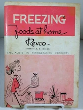 Vintage Recipe Book Freezing Foods at Home REVCO