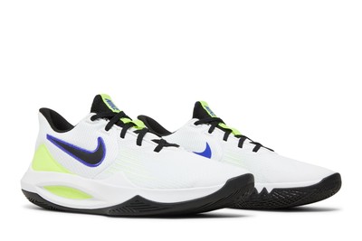 Nike Precision 5 White Barely Volt CW3403-100