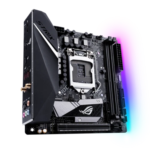 Ein Asus ROG STRIX B360-I GAMING LGA1151 Intel B360 DDR4 Mini-ITX Mainboard - Bild 3 von 4