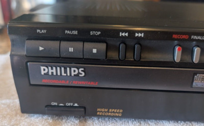  Philips CDR -775/  CD recorder duplicate W/ Remote Fully Functional tested