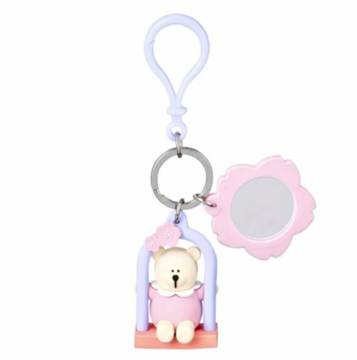 【韓国スタバ】2024桜★Blossom SecretGarden Bearista Keychain Starbucks Korea 2024 Blossom Secret Garden Bearista Keychain
