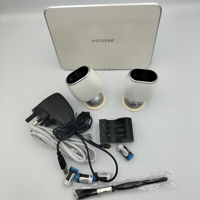 Netgar Wireless Smart Camera Security System 2x Kameras + wiederaufladbare Akkus
