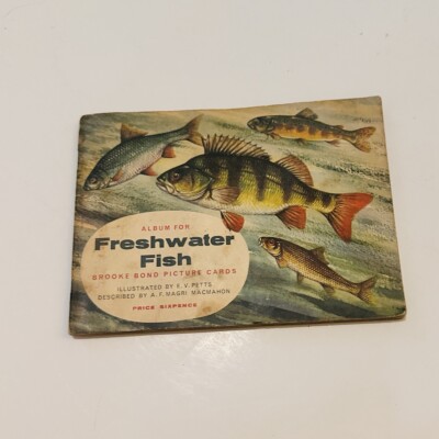 An Album For Freshwater Fish, Brooke Bond Picture Cards Vintage