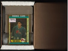 1989-90 TOPPS QUEBEC NORDIQUES JOE SAKIC ROOKIE #113 COMPLETE SET #1-198 MINT