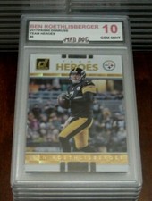 BEN ROETHLISBERGER---2017 Panini DONRUSS--TEAM HERO***GEM Mint 10***STEELERS--8