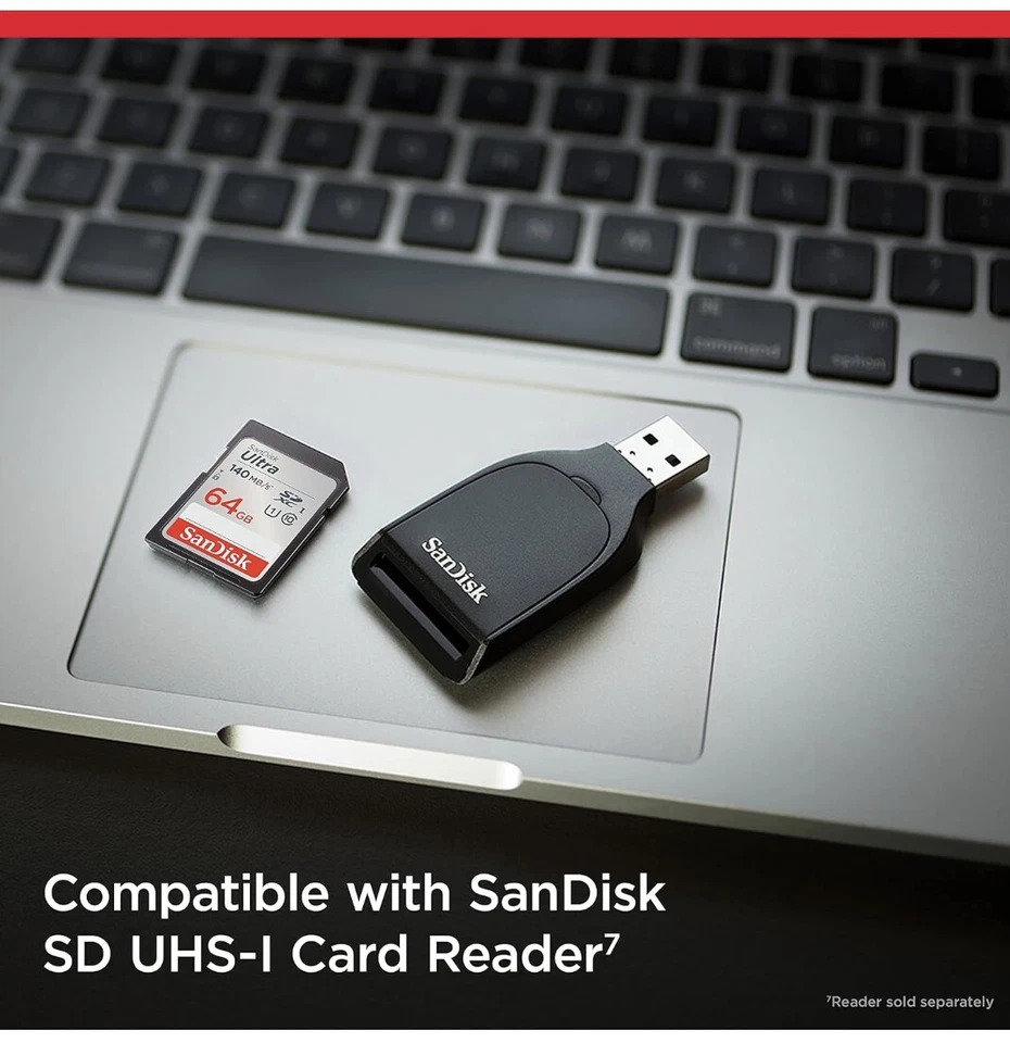 SanDisk SD Cards - 64GB Ultra SDXC UHS-I Memory Cards - Image 3 of 4
