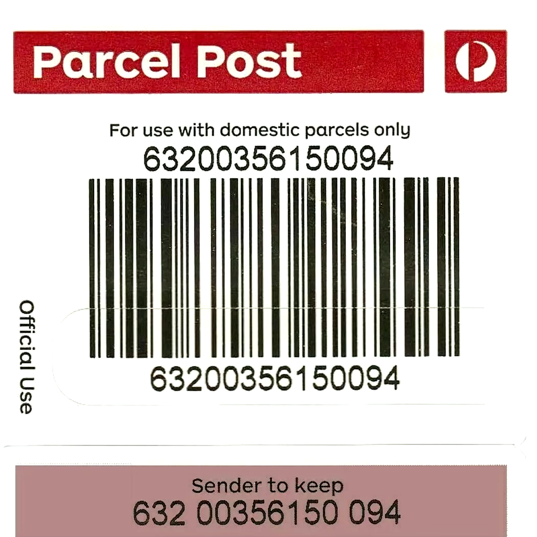 Australia Post Domestic Tracking Labels For Parcels eBay