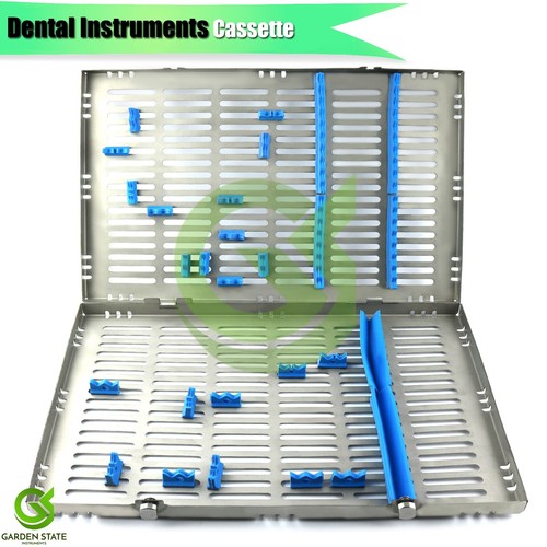 25 Instruments Holding Cassette x-Large Autoclavable Detachable Sterilize Box - Picture 2 of 3