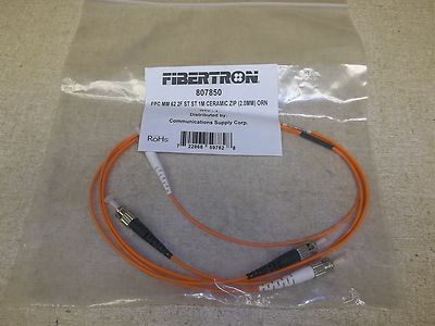 Fibertron 807850 Fiber Optic Patch Cable Cord *FREE SHIPPING*