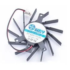 2pcs DFS601012L 12V 1.6W 54mm 35x35x27mm graphics card heat sink cooling fan
