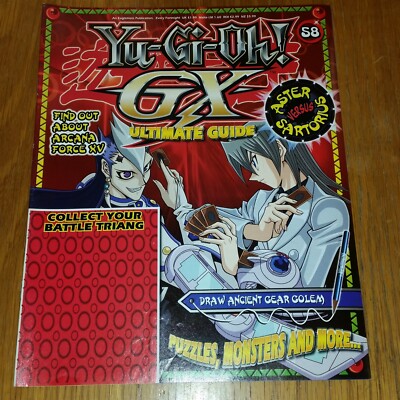 YU-GI-OH GX ULTIMATE GUIDE #58 ASTER VS SARTORIUS BRITISH EAGLEMOSS MAGAZINE