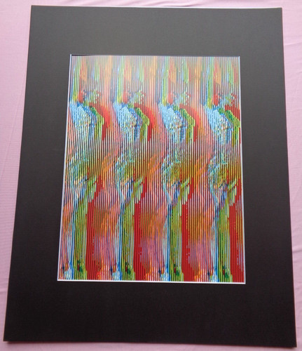 Joffrey Ballet Nancy Robinson Astarte Optical Movement Dance Art Print Matted