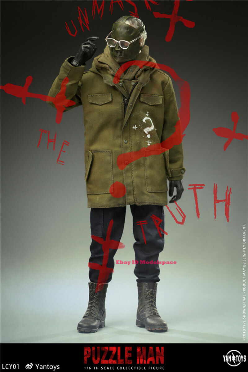 YANTOYS LCY01 1/6 The Batman Riddler Masked Men 12