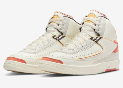 Nike Air Jordan Retro 2 Maison Chateau Rouge Sail Orange