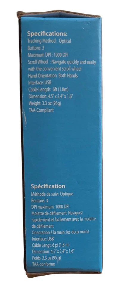 Adesso iMouse M60 Antimicrobial Wireless Mouse, 2.4 GHz Frequency/30 ft - New - Image 4 of 4