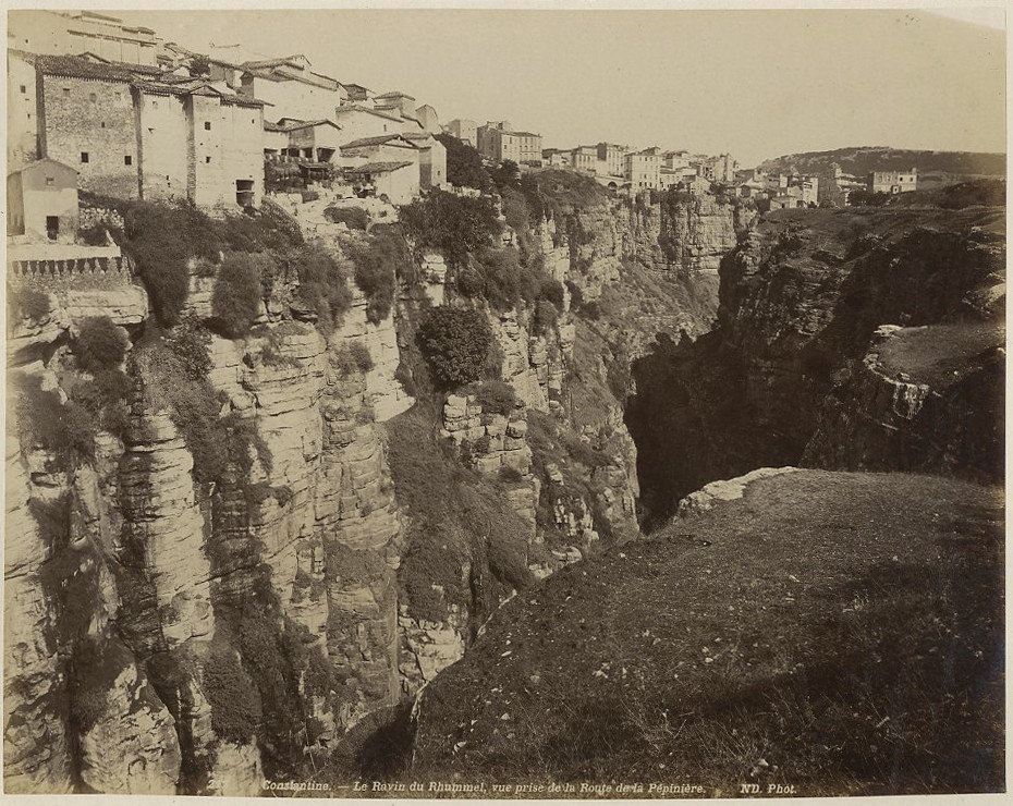 Photo Algeria Constantine Original Album Print circa 1880