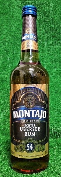 (24,14€L) Montajo Echter ÜBersee Rum 54% Vol. 0,7L Fl. Superior Rum Versand0€-image