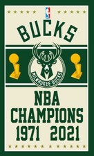 2021 NBA Finals Champions Milwaukee Bucks 3x5 Banner Flag Giannis