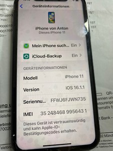 Apple iPhone 11 A2221 (CDMA + GSM) - 64GB - Schwarz (Ohne Simlock) (Dual-SIM)