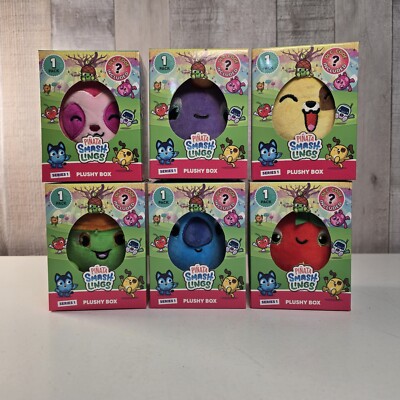 Piñata SmashLings Series 1  Plushy Box Complete Set Of 6 Dusty Gus Ruff Berry