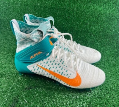 Size 15 Nike Alpha Menace Elite Football Cleats Miami Dolphins 877140-381 NEW $_12.JPG?set_id=880000500F main image 4