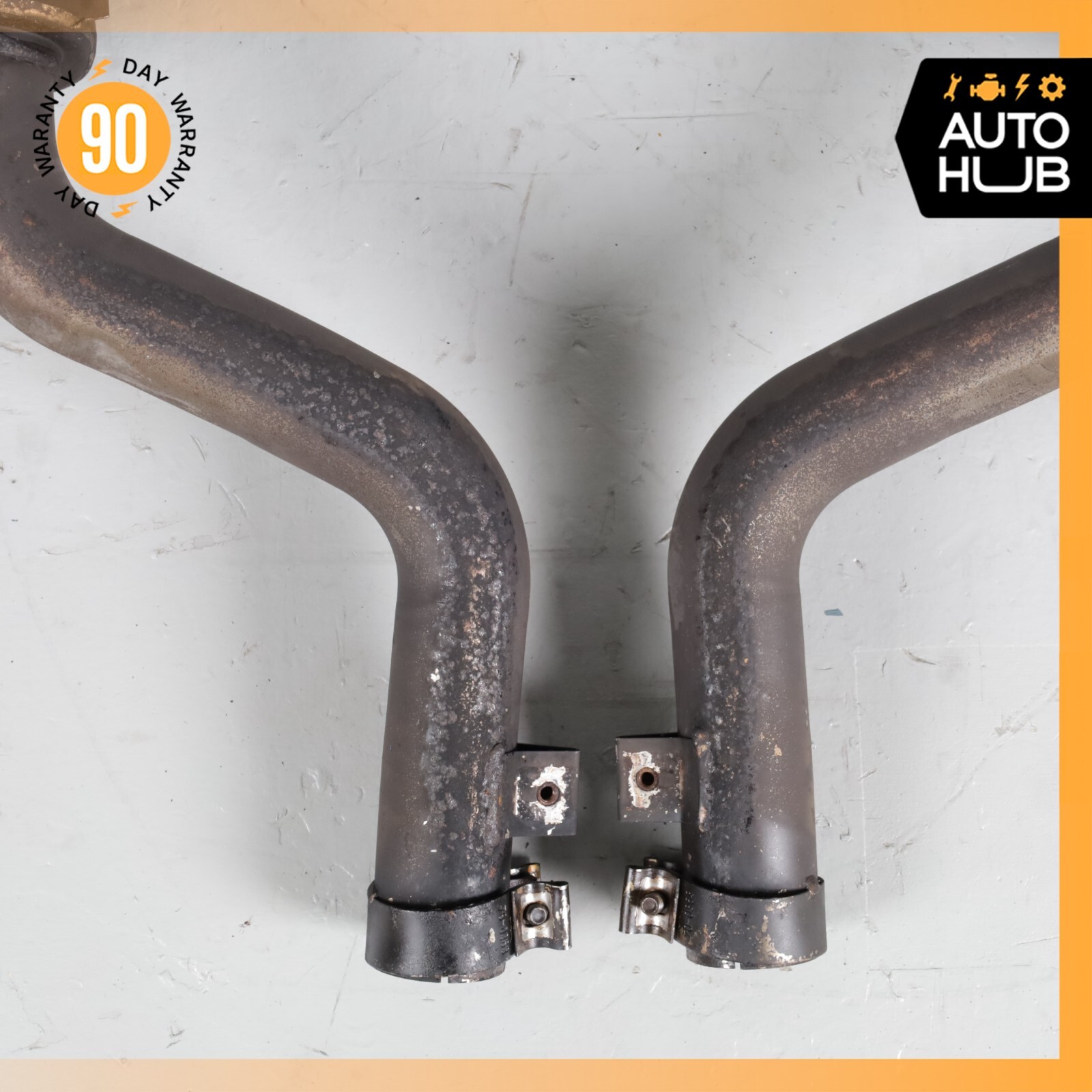 Maserati Quattroporte M139 Exhaust Mufflers Dual Tips Left & Right Side Set 71k