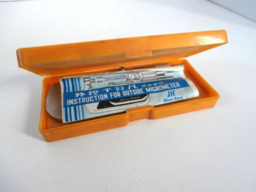 Micrometer: JIR Chaun Brand 1-2" Outside Micrometer .0001" in Hard Plastic Case - Picture 4 of 8