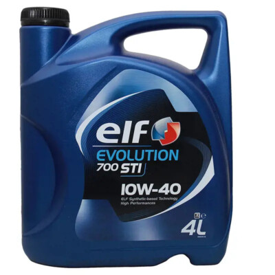 Elf 4l Evolution 700 STI 10W-40 Motoröl API SL/CF ACEA A3/B4 für VW Renault Audi