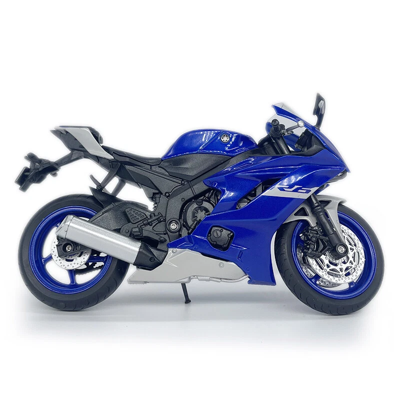 1/12 Yamaha YZF-R6 Motorcycle Model Diecast Toy Vehicle Boys Toys for Kids Blue - Image 3 of 4