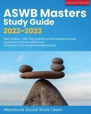 ASWB Masters Study Guide - Paperback, by Social Work Team - Very Good h