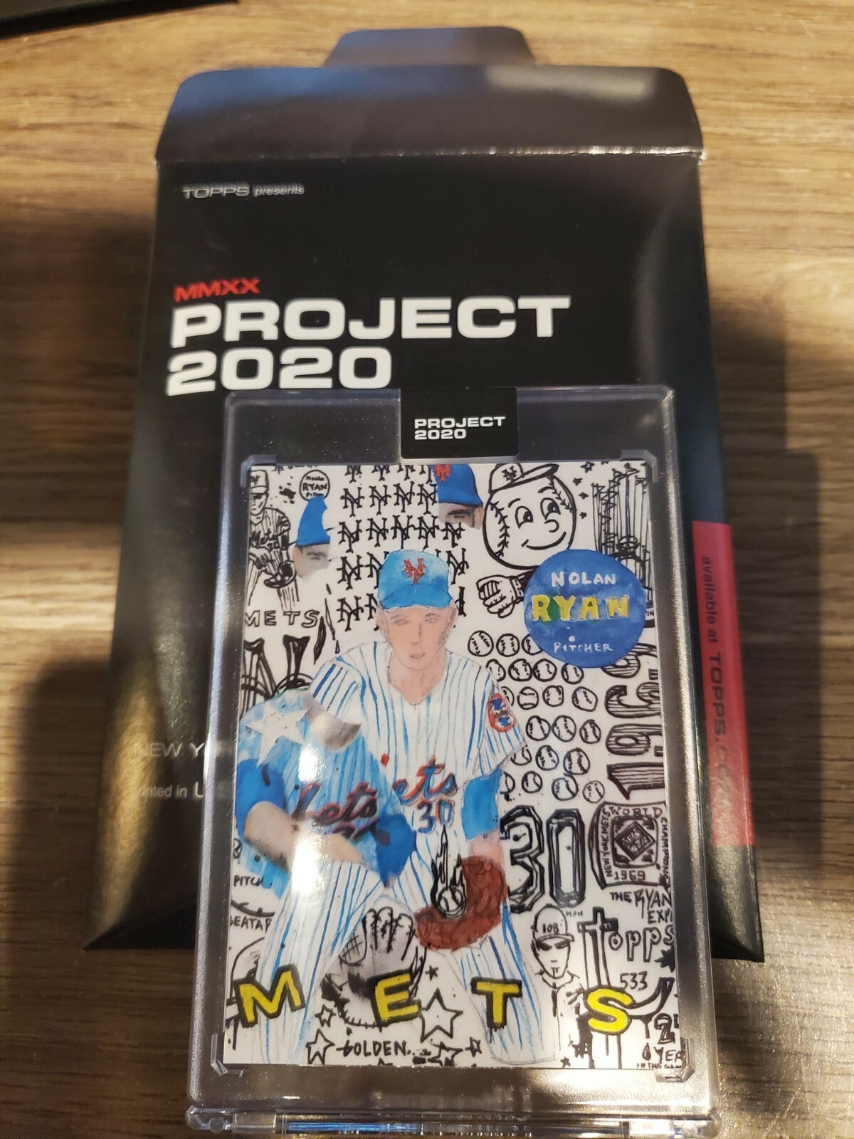 Topps Project 2020 Card #30 Nolan Ryan by Gregory Siff PR 2215 IN-HAND!