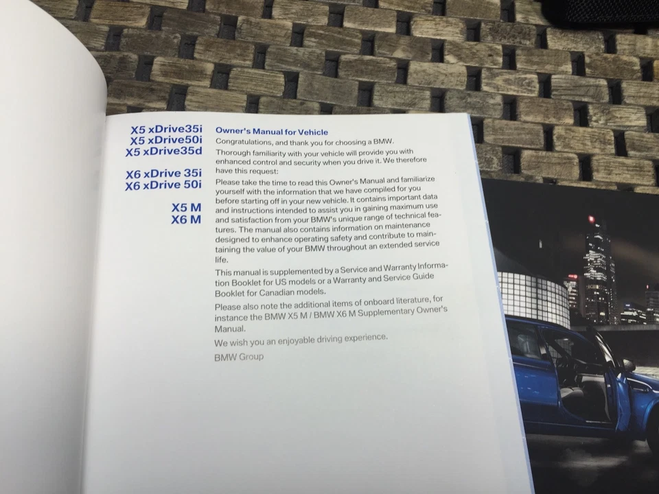 2011 BMW X5M X6M MANUAL DO PROPRIETÁRIO +INFORMAÇÕES DE NAVEGAÇÃO (ATUALIZAÇÃO NOVA COM ETIQUETAS) X5 M X6 M ((COMPRE OeM) - Imagem 4 de 4