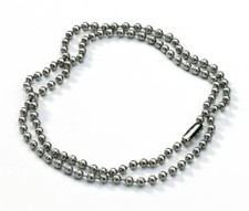 TEN 2mm Stainless Steel Ball Beads 24" Necklace Chain 9577P 10