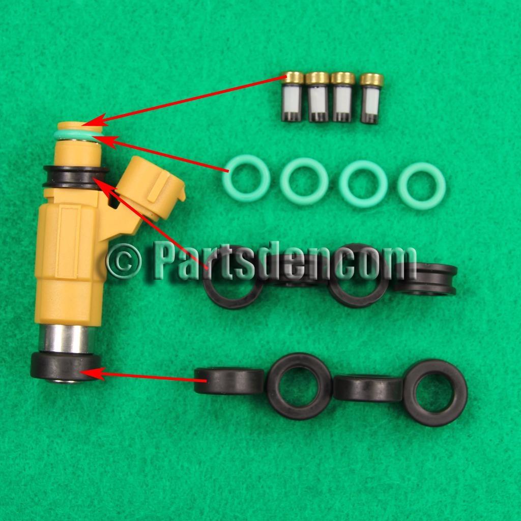 FUEL INJECTOR SERVICE KIT FITS MITSUBISHI LANCER CG 4G94 2.0L 0203