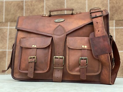 Sling Bag Satchel Tasche Herren Herren Echtleder Messenger