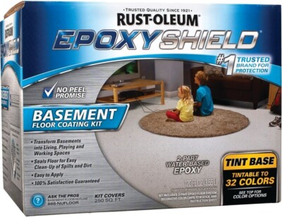 Rust-Oleum 225446 EPOXYSHIELD Basement Floor Coating Tint