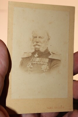 CDV Photo Of Kaiser Wilhelm of Austria Hungry by Karl Krause Berlin