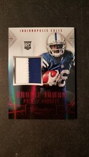 Phillip Dorsett Rookie 2015 Prestige Rookie Jumbo Jersey Patch Logo Colts RC