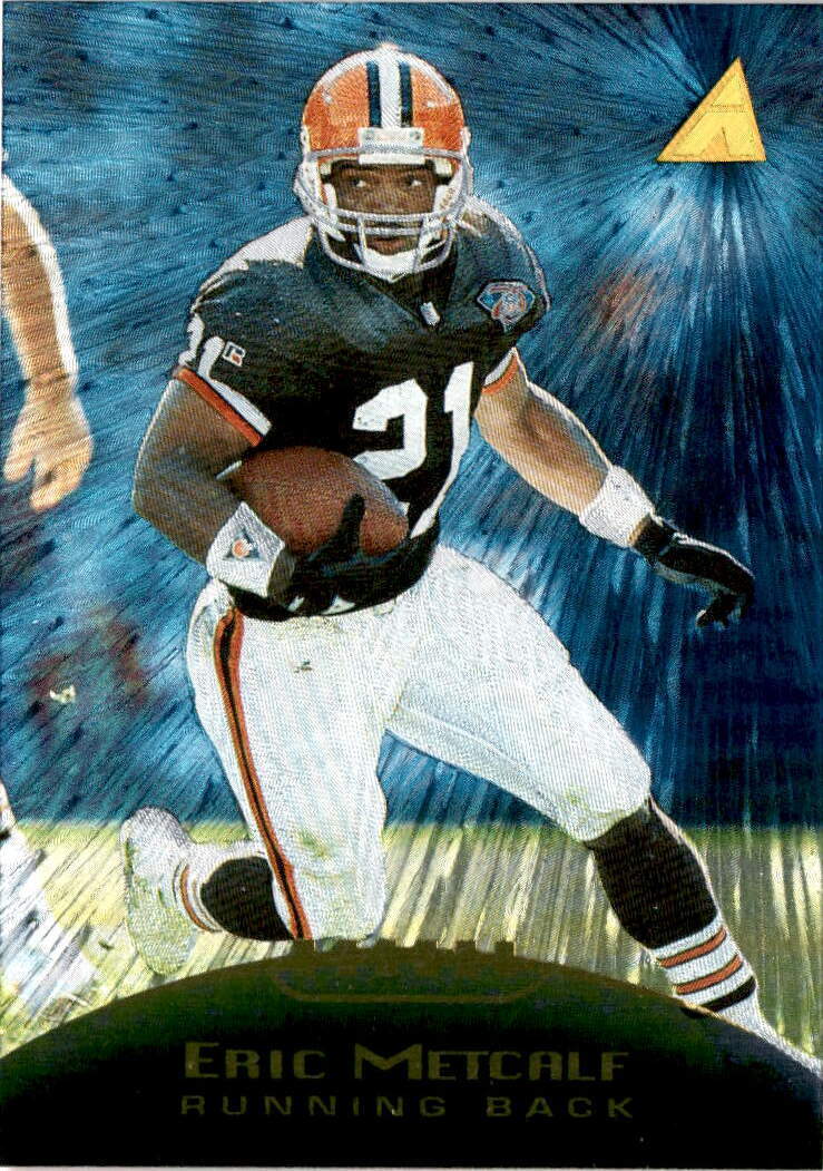 1995 Pinnacle #89 Eric Metcalf Trophy Collection Atlanta Falcons