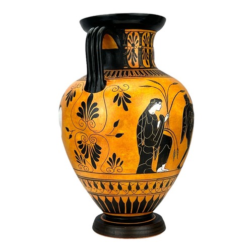 Amphora Myth of Sisyphus Persephone Hades Vase Ancient Greek Pottery