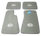 New Gray 4-Pc Premium Impala Silver Logo Floor Mat Set / For 94-96 Chevy SS Grey