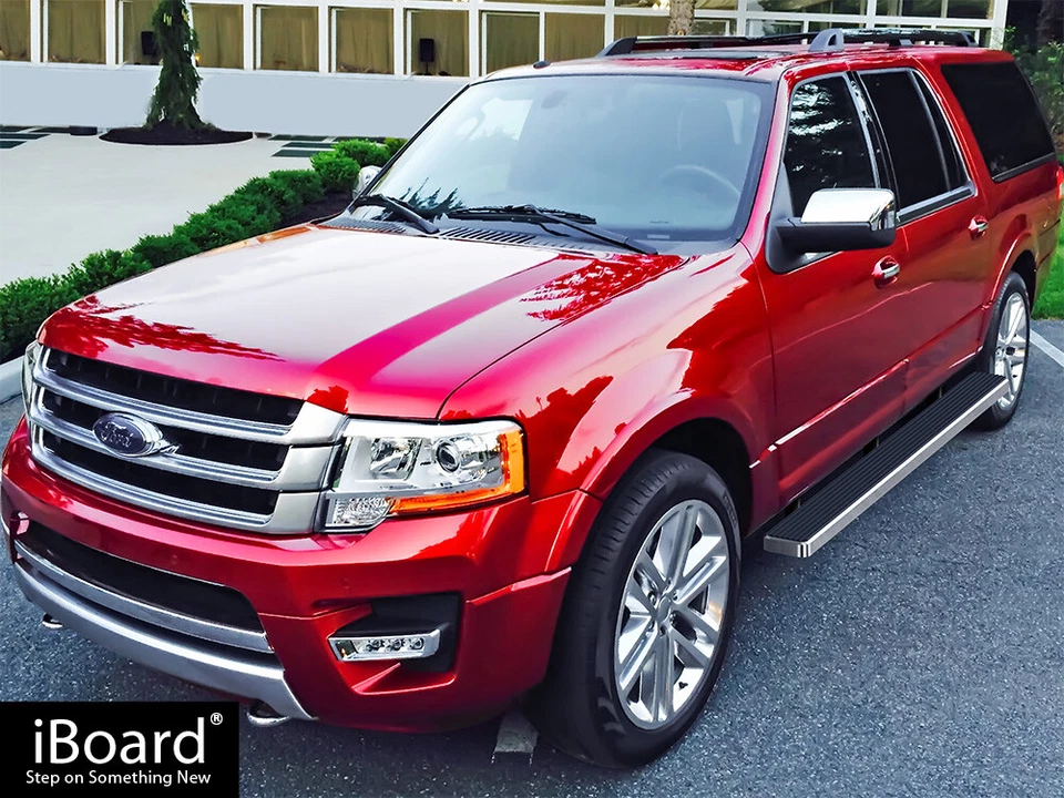 APS Running Board Side Step Bars 6in Silver Fit Ford Expedition SUV 4-Door 03-17 Foto 2 de 4