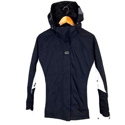 HELLY HANSEN Damen Jacke Gr.L Kapuze Schwarz Full Zip Isoliert Polyester