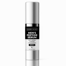 ANDRE SEALS Men's Advance Peptide Serum for Face Anti Aging & Wrinkle Reduction