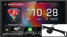 Kenwood DMX9708S 6.95" TouchScreen AM FM BT CarPlay,  CMOS-230LP Backup Camera