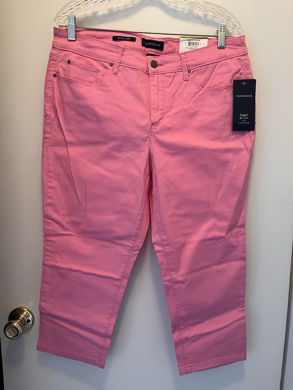 Charter Club Bright Pink CroppedJeans