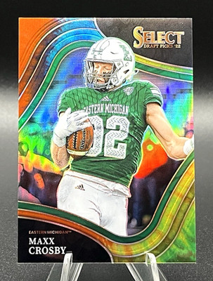 2022 Panini Select Draft Picks #189 Maxx Crosby Tie-Dye Prizm /25