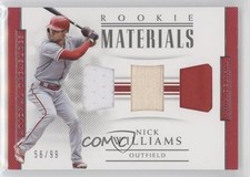 2018 Panini National Treasures Rookie Materials Triple 56/99 Nick Williams nd3